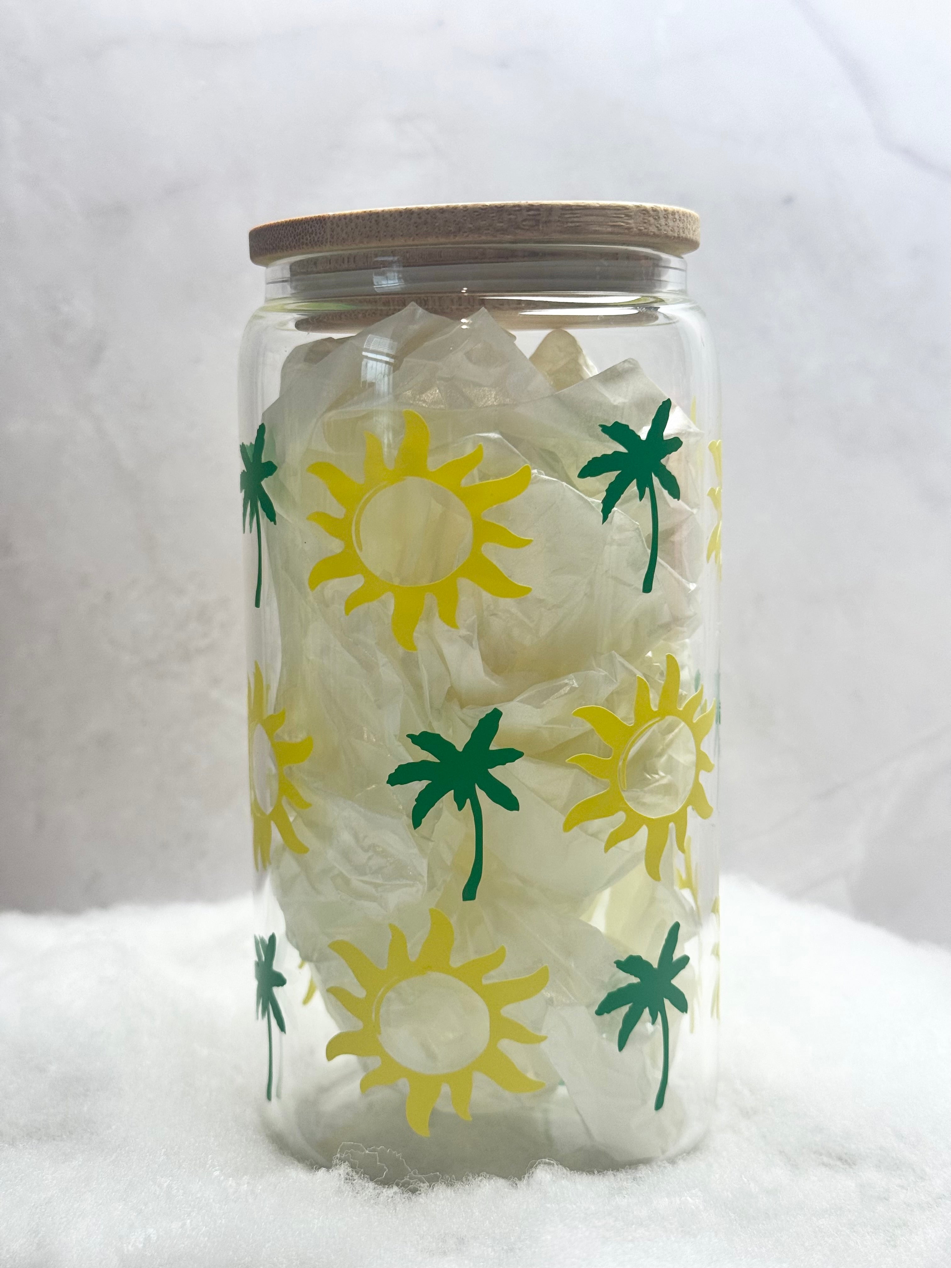 Palm Trees and Suns Tumbler