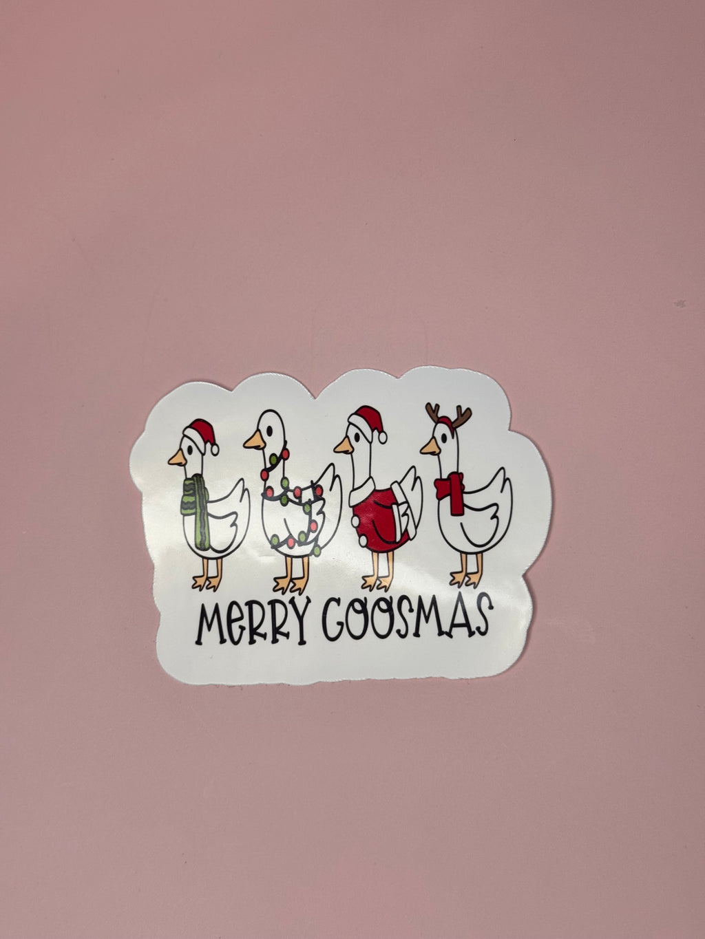 Merry Goosmas Sticker