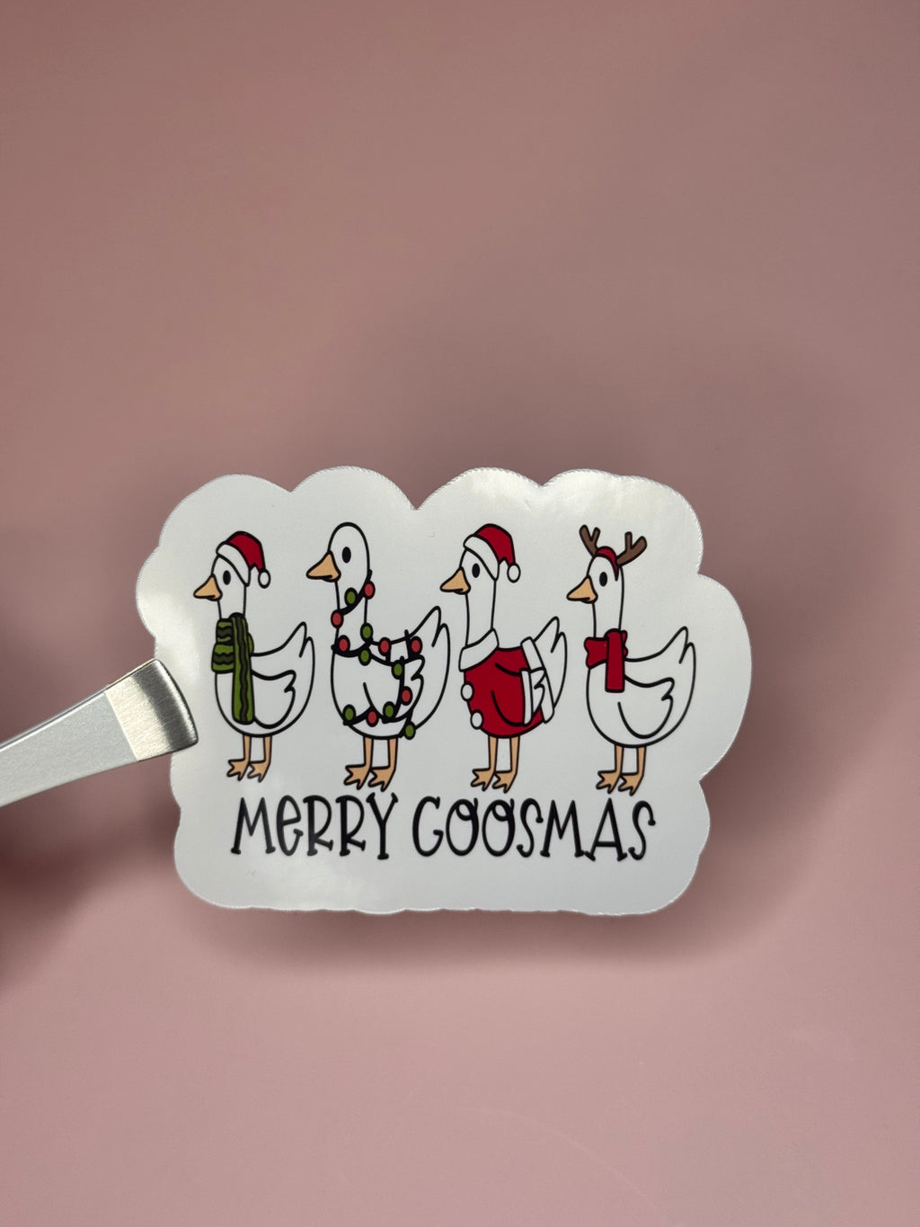 Merry Goosmas Sticker