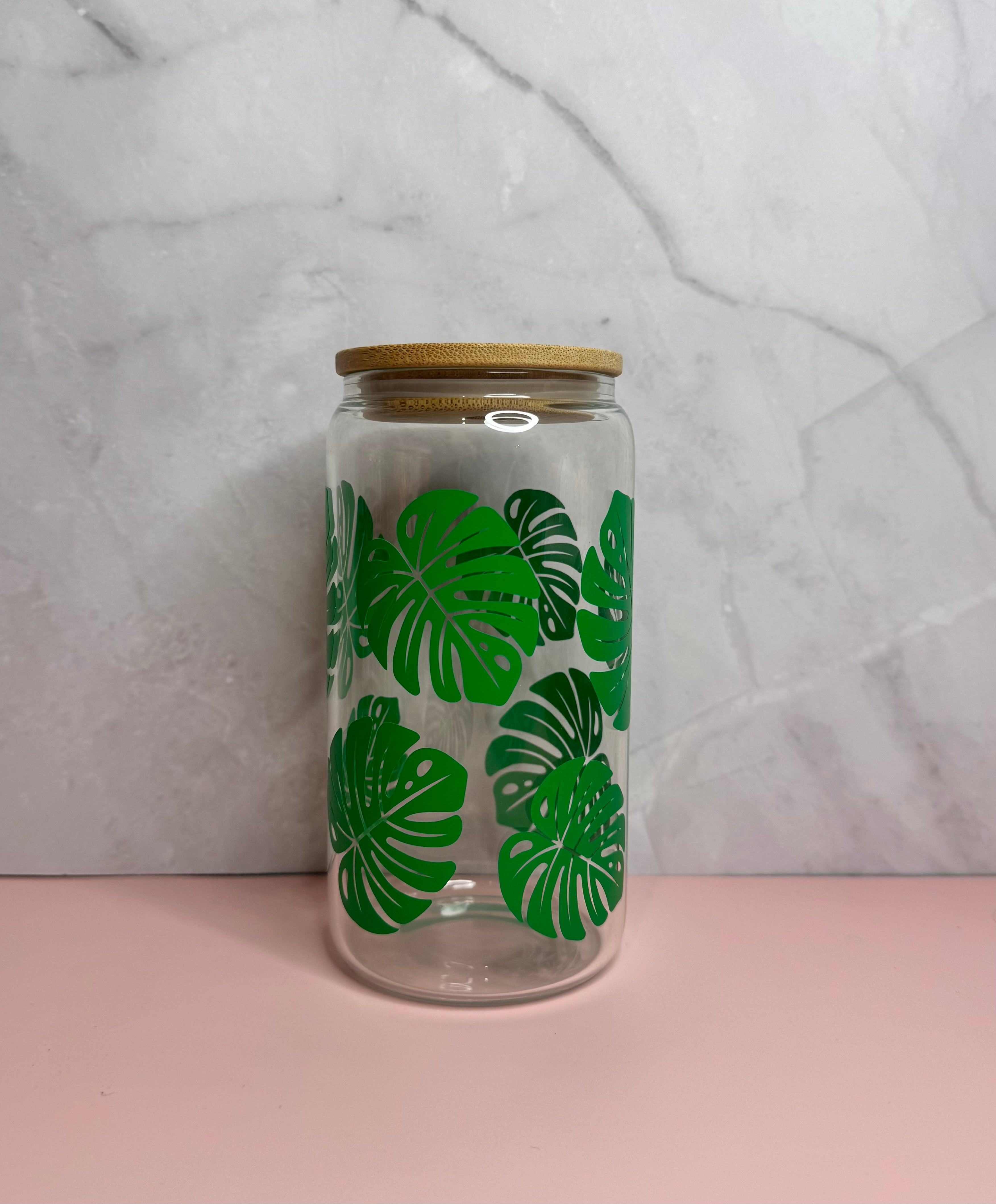Monstera Leaf Tumbler