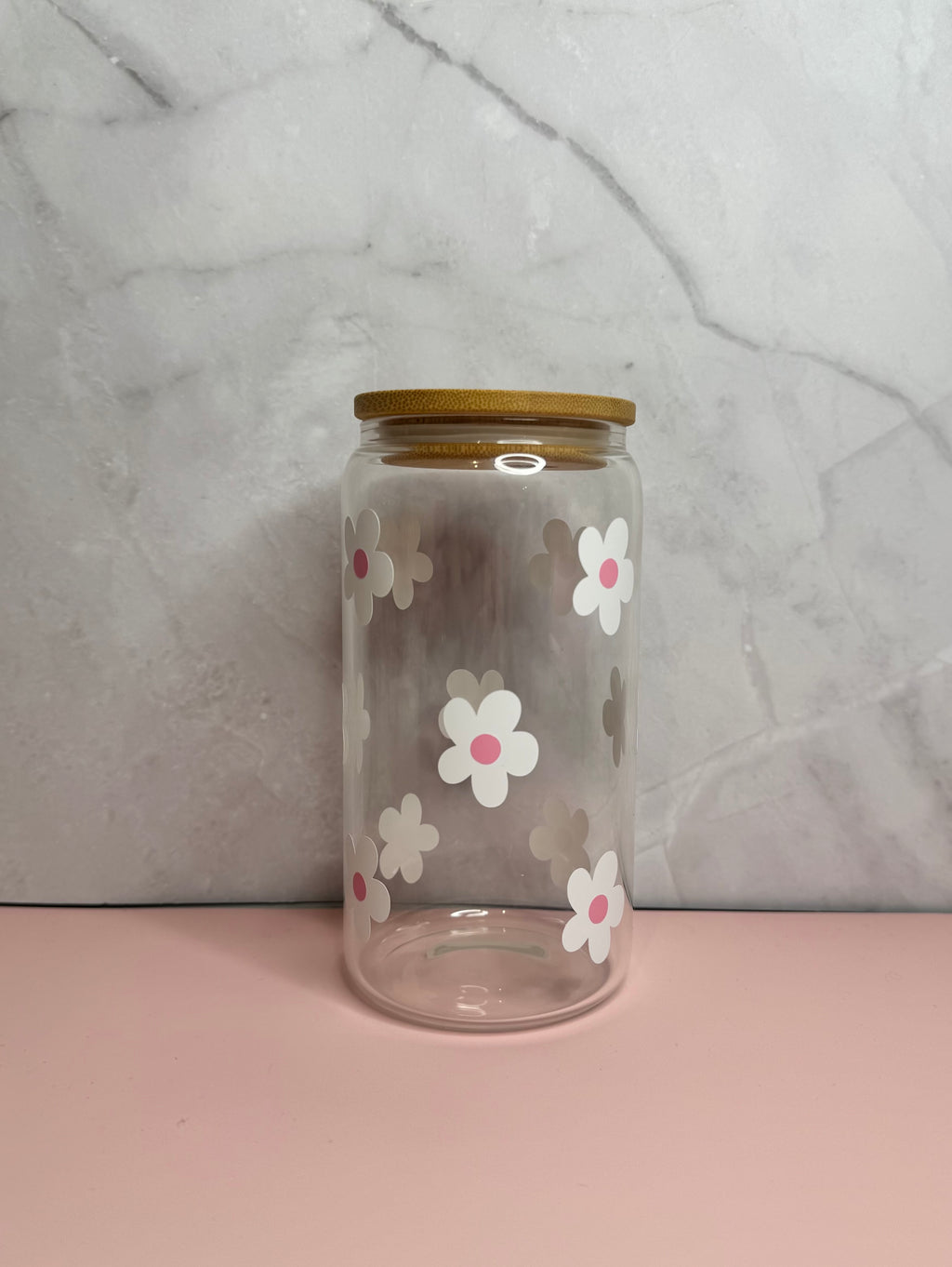 White Flowers Tumbler