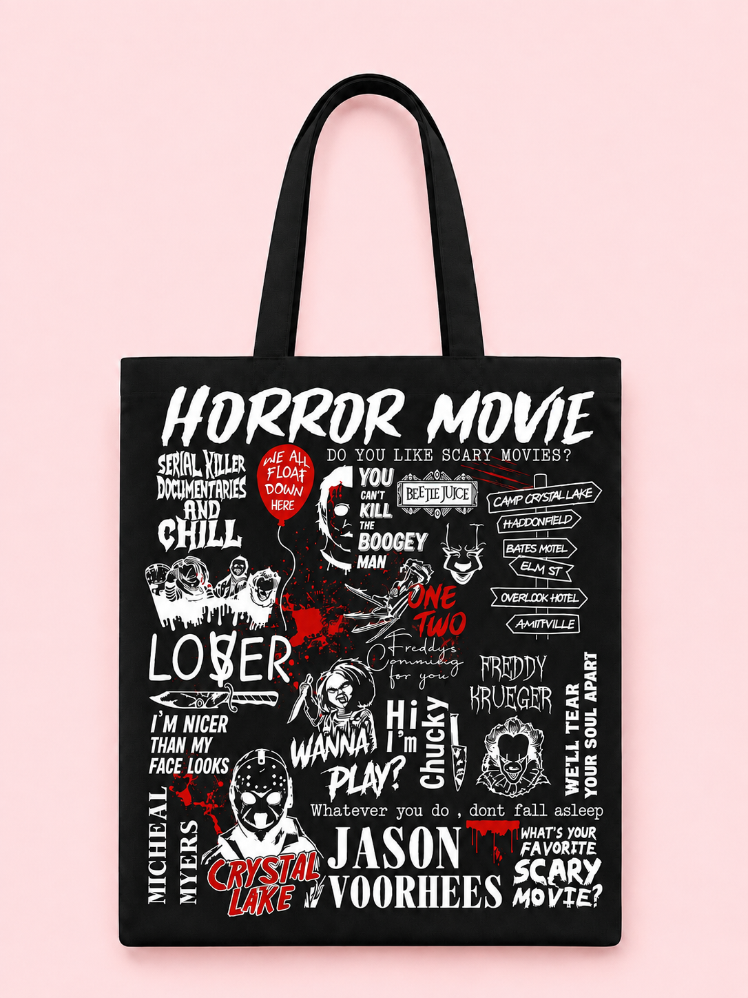 Horror Lover Tote Bag