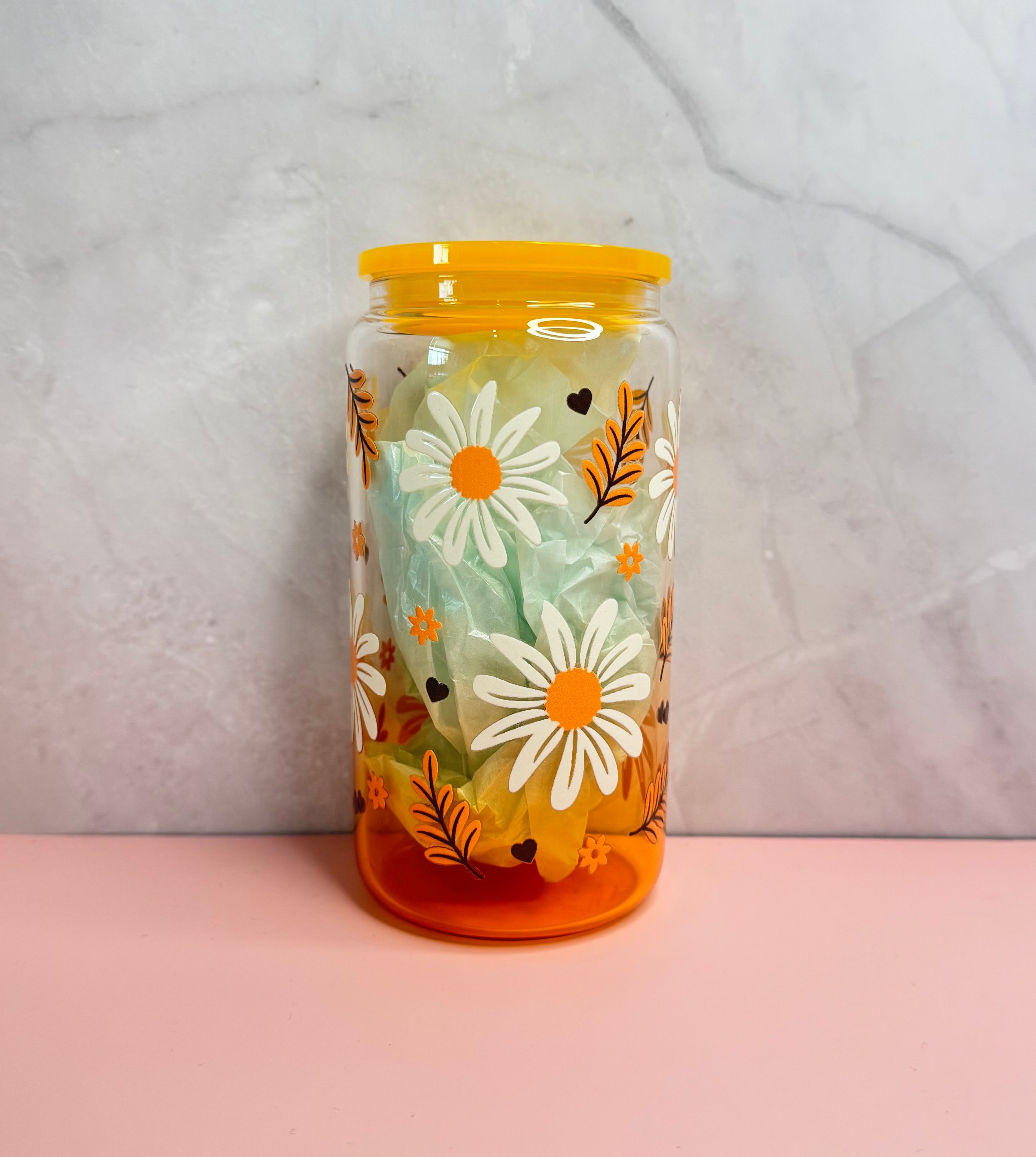 Golden Daisy Tumbler