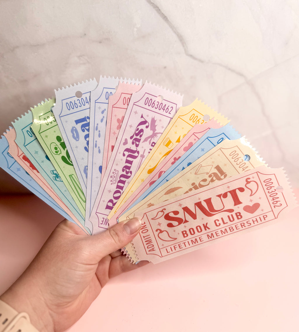 Genre Ticket Bookmarks