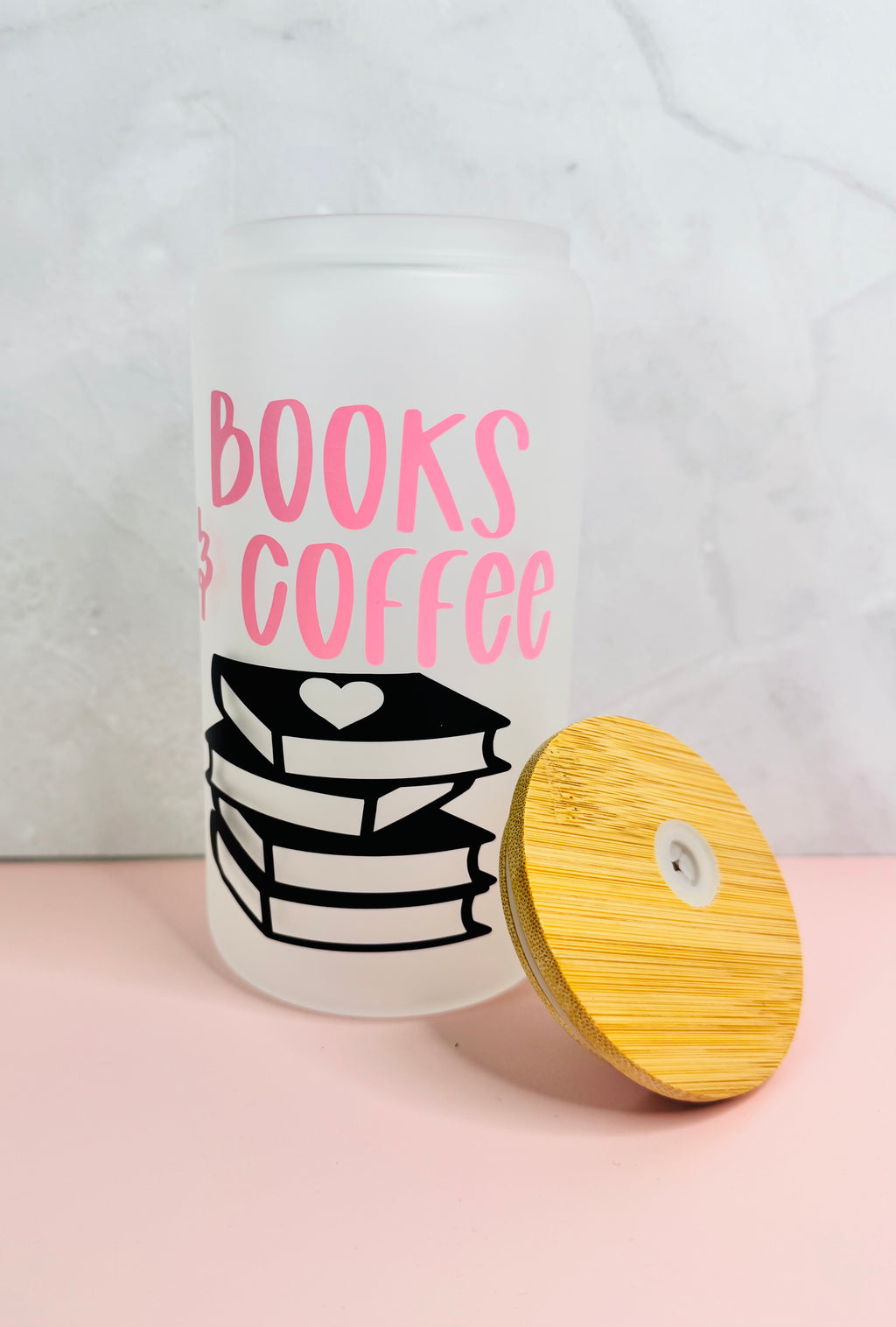 Books and Coffee Tumbler