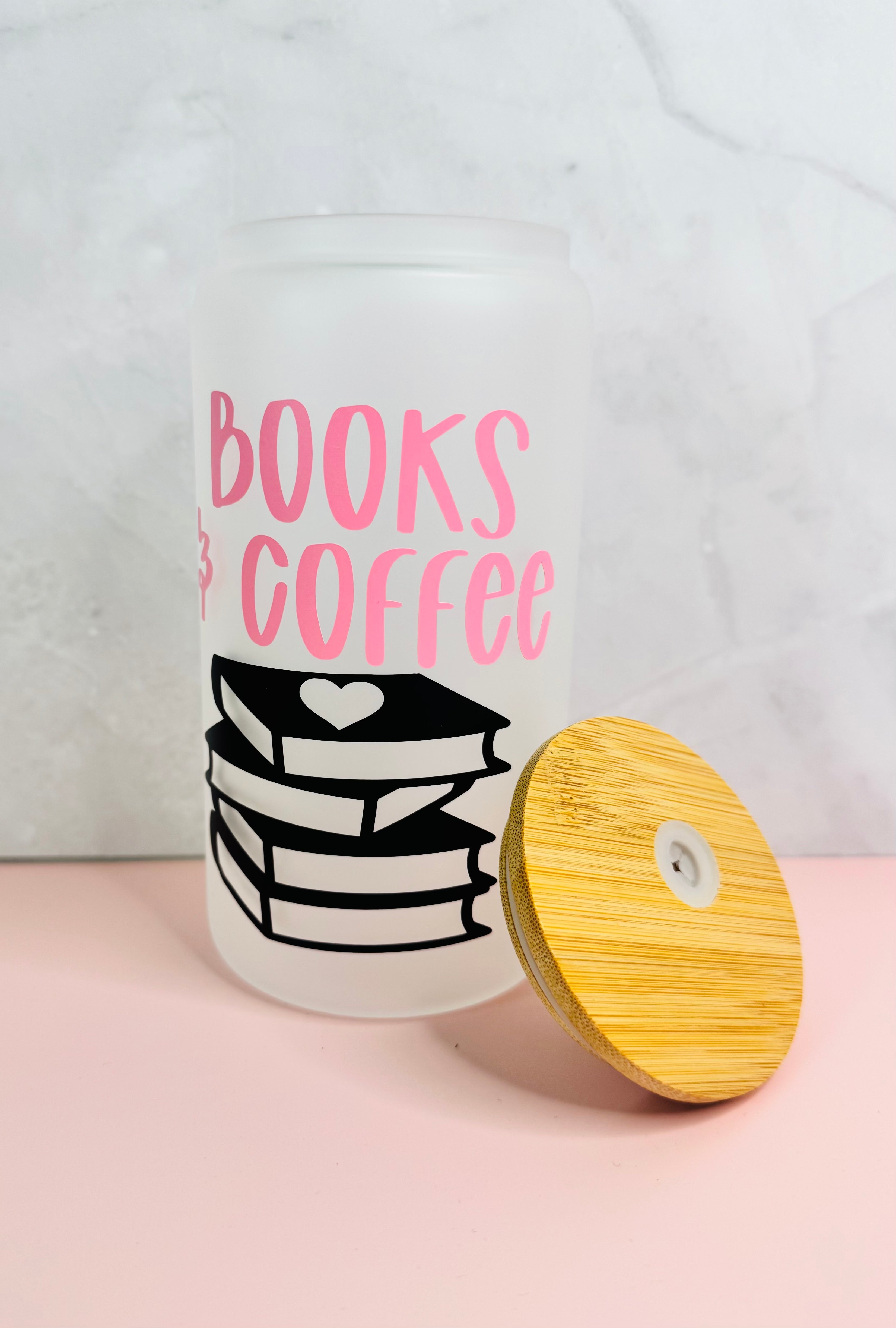 Books and Coffee Tumbler