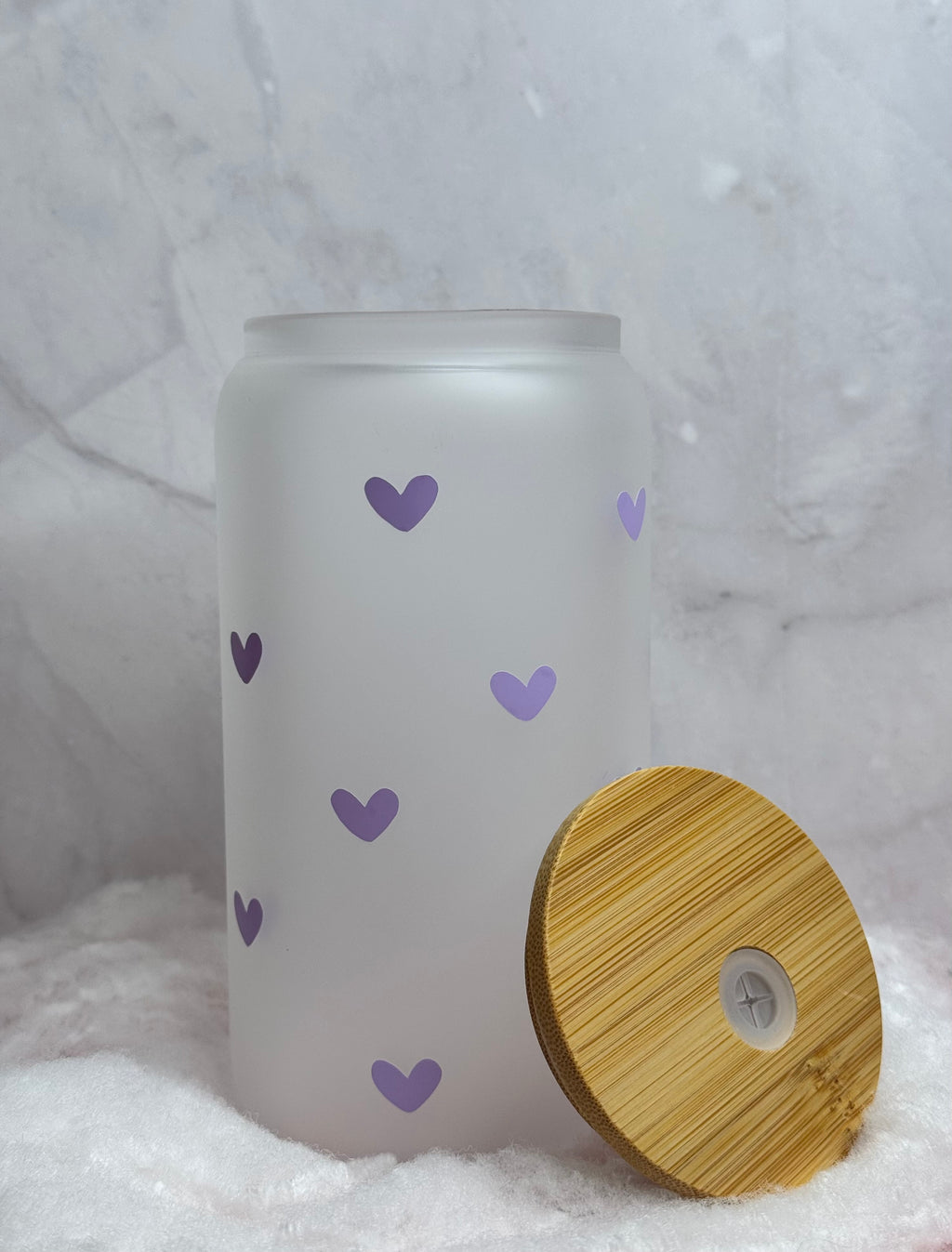 Mini Hearts Glass Tumbler