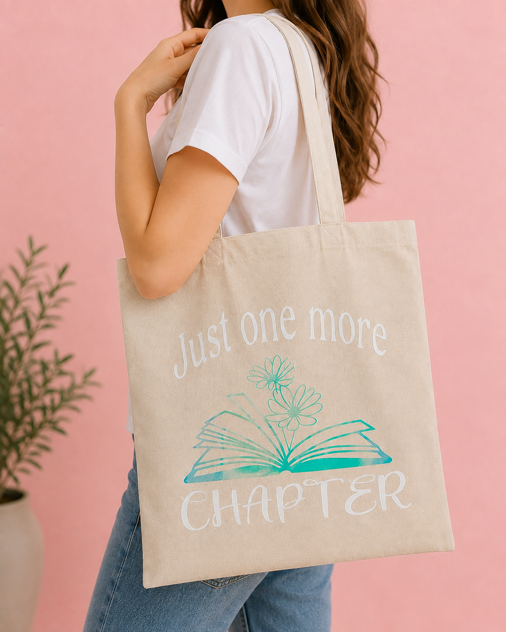 Just One More Chapter Tote Bag
