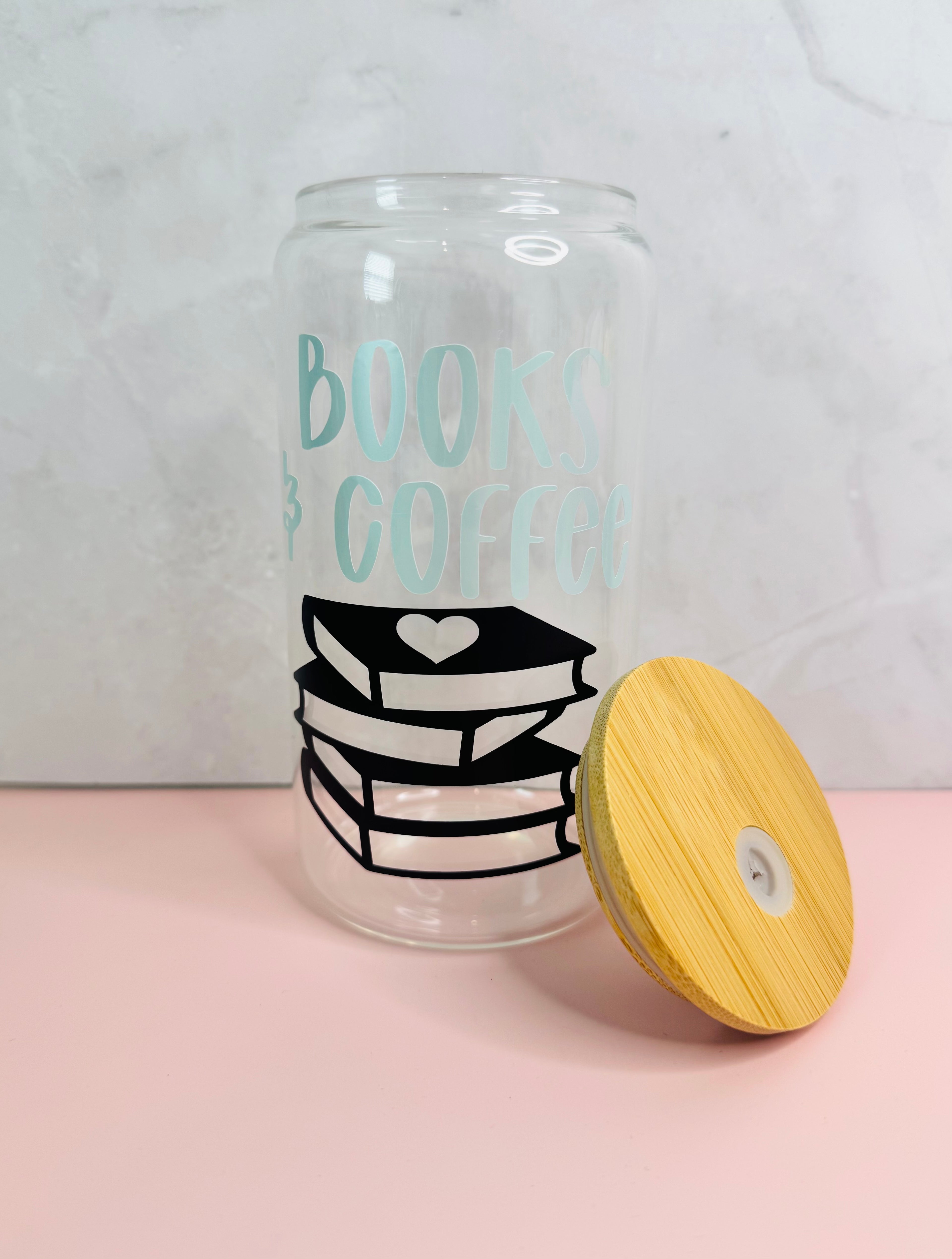 Books and Coffee Tumbler
