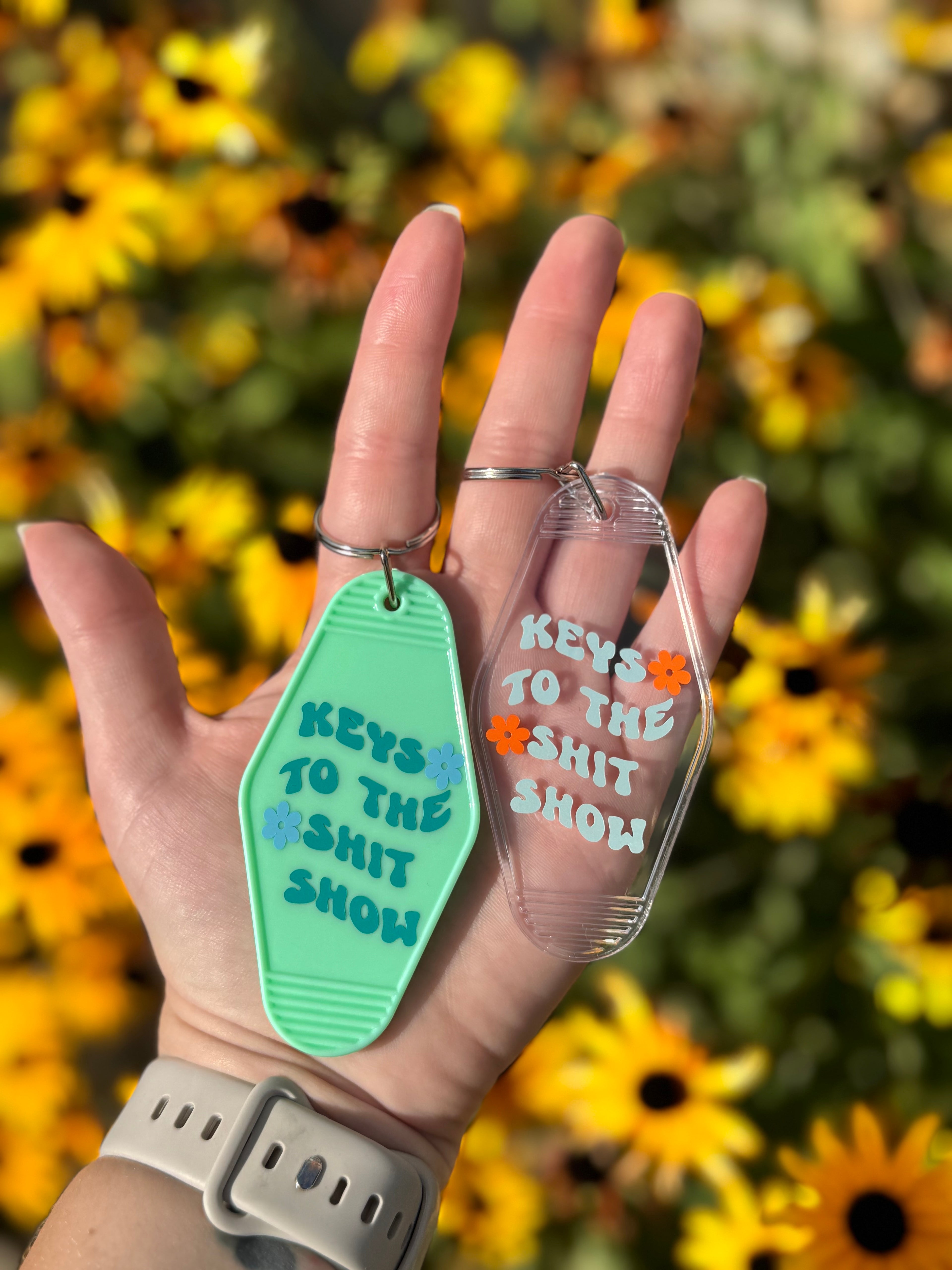 Keys To The Shit Show Keychain