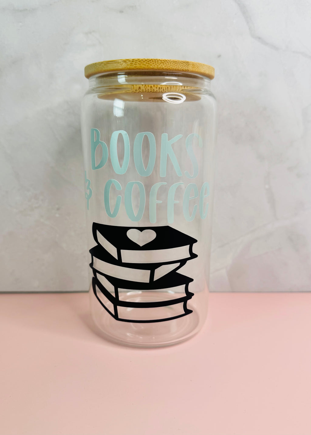Books and Coffee Tumbler