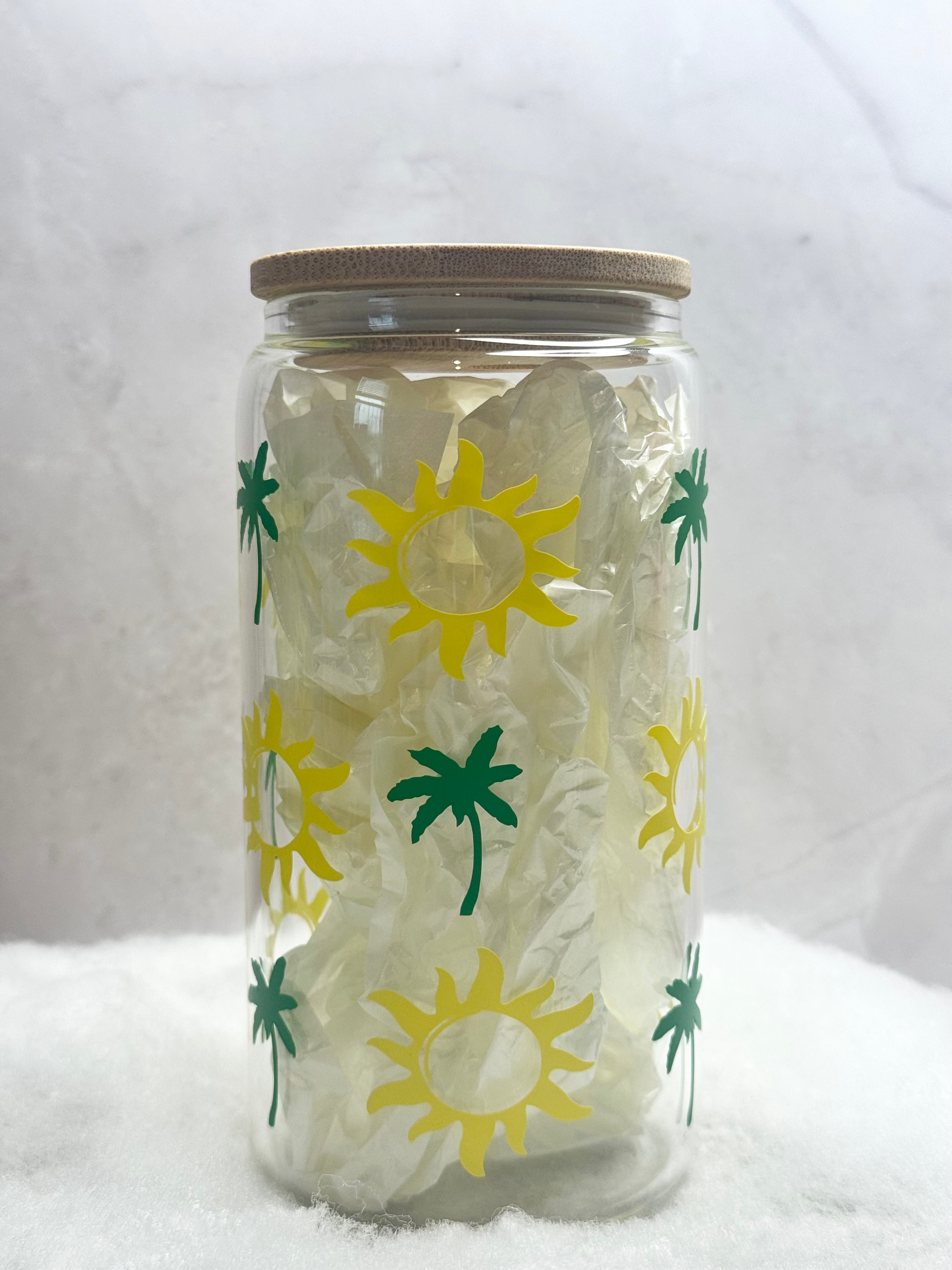 Palm Trees and Suns Tumbler
