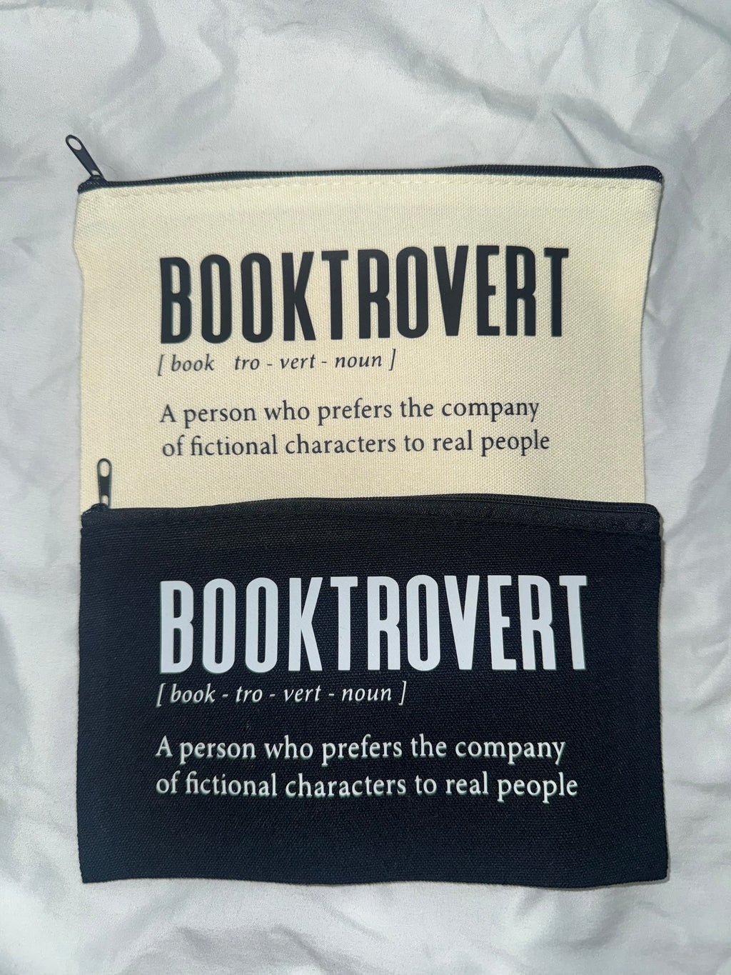 Booktrovert Zipper Pouch