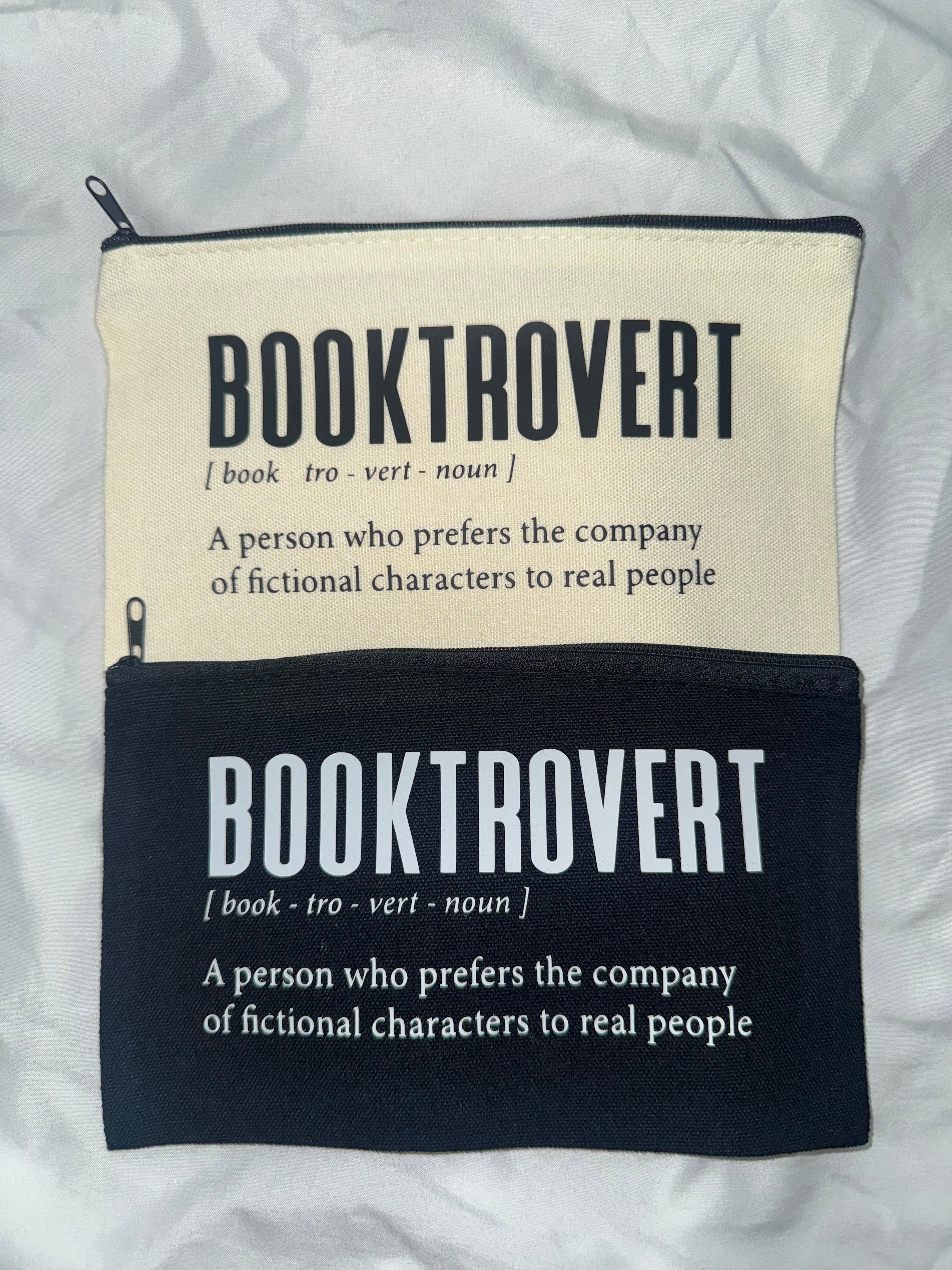 Booktrovert Zipper Pouch