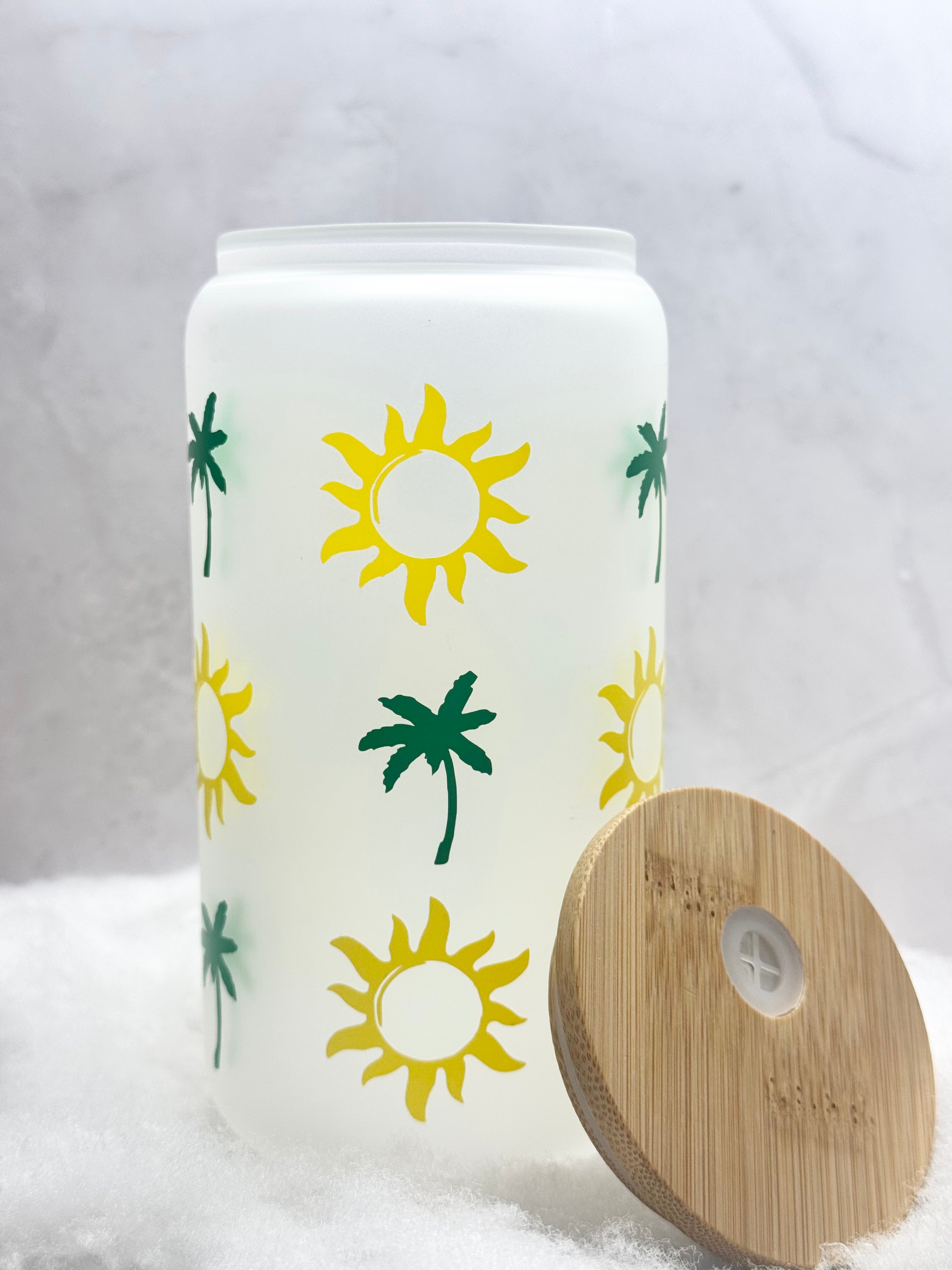 Palm Trees and Suns Tumbler