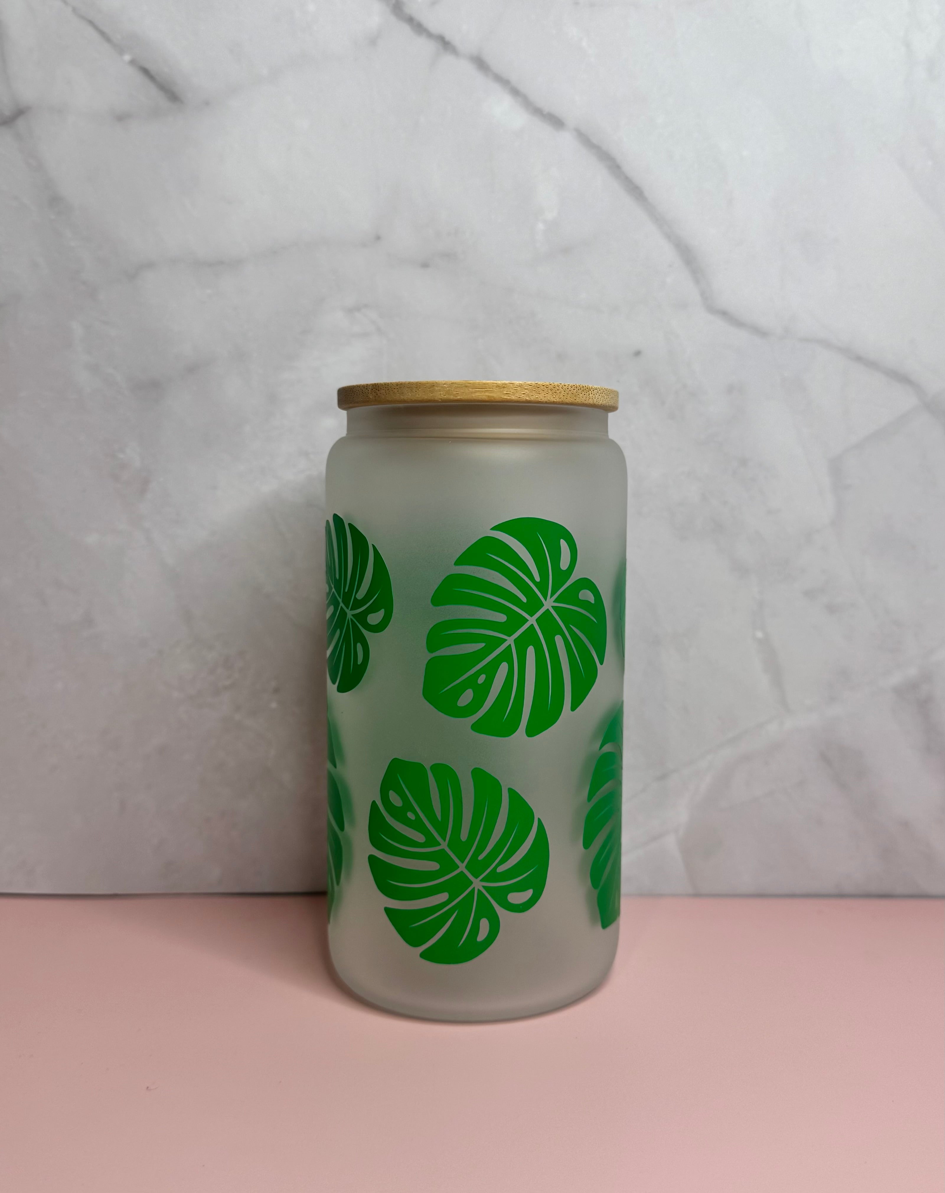 Monstera Leaf Tumbler