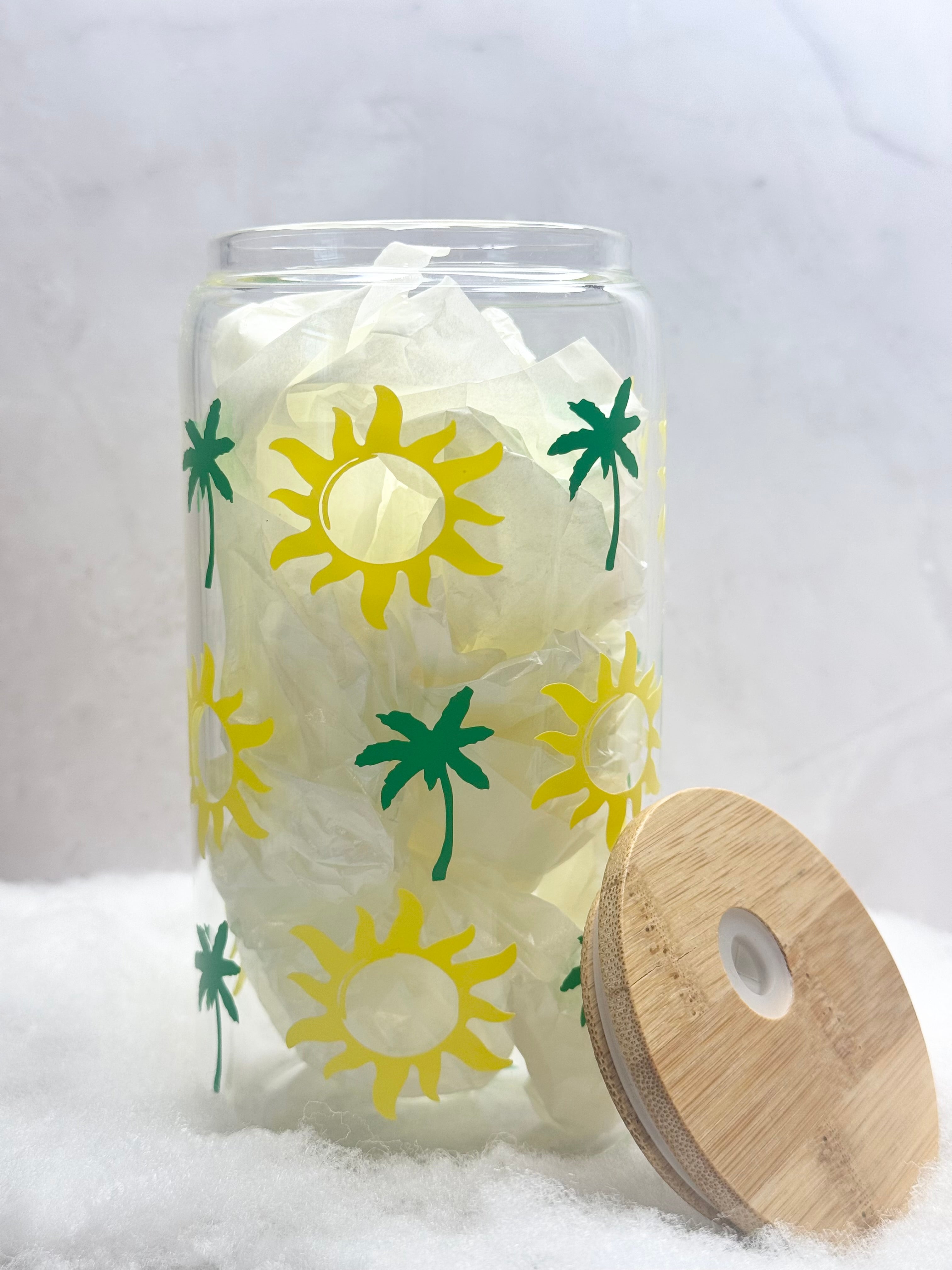 Palm Trees and Suns Tumbler