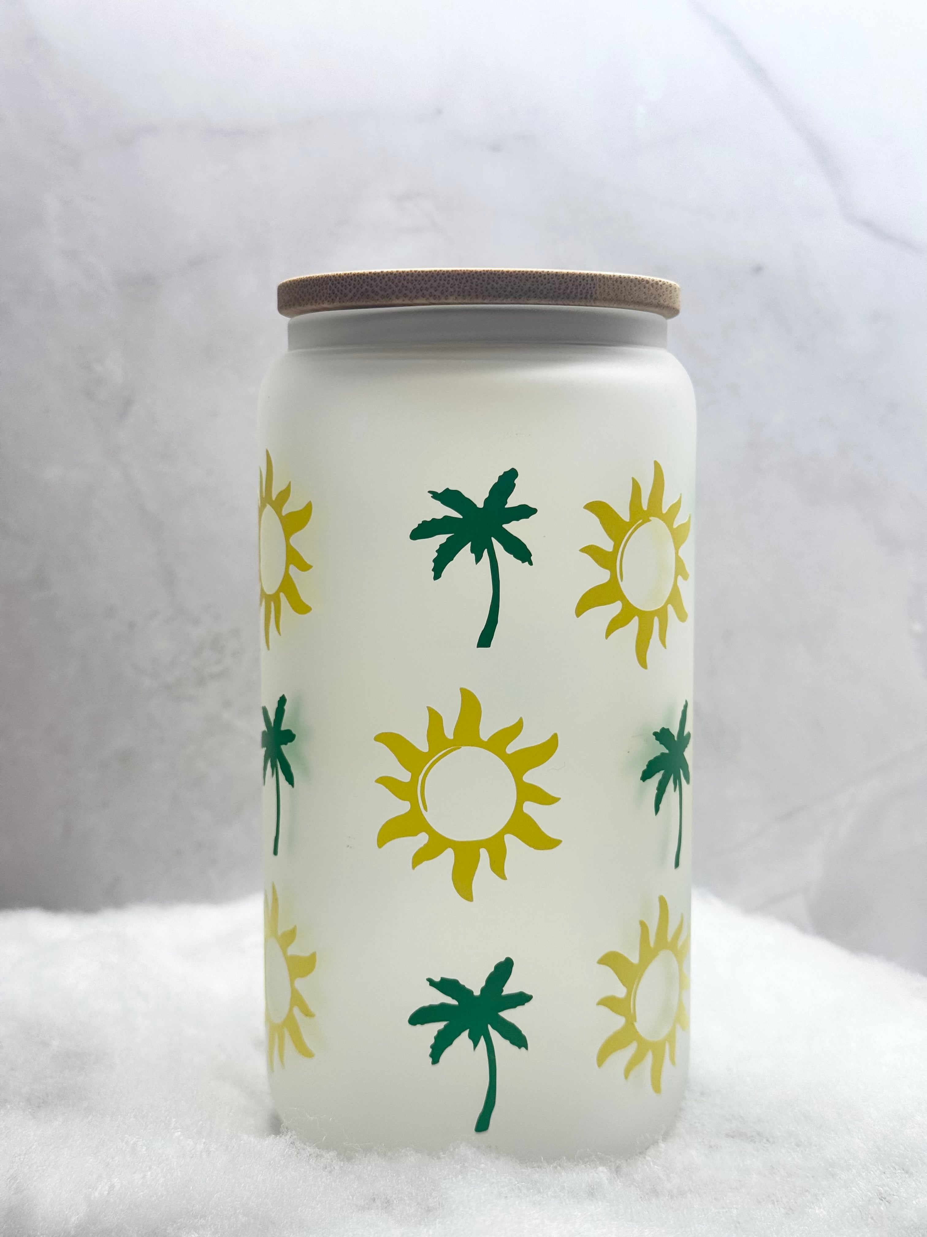 Palm Trees and Suns Tumbler