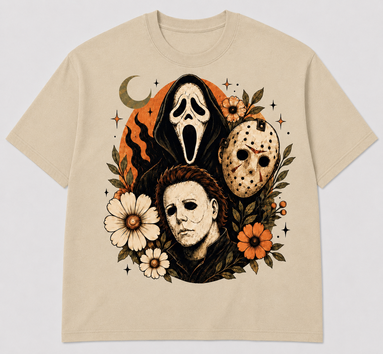 Floral Slasher Trio T-shirt