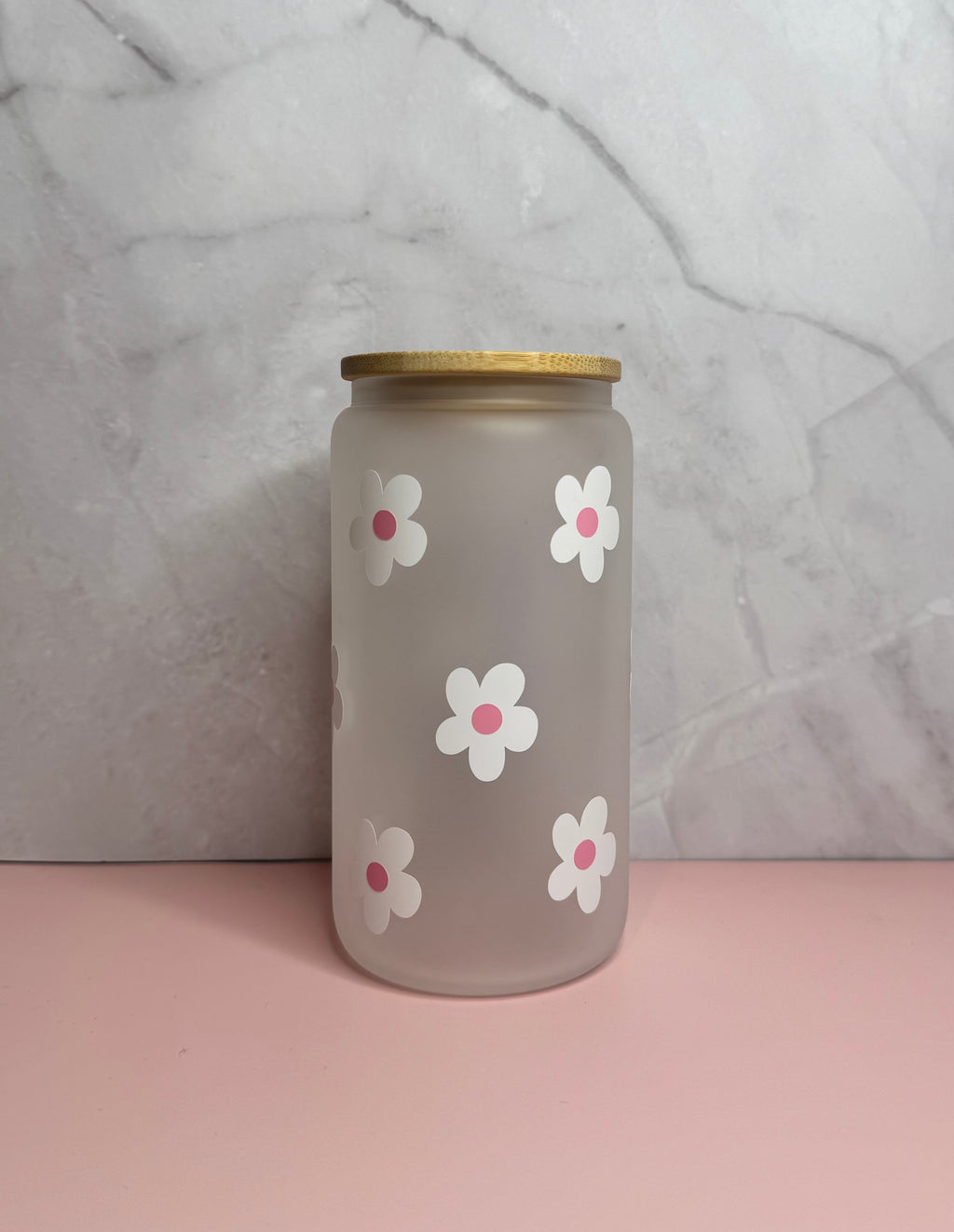 White Flowers Tumbler