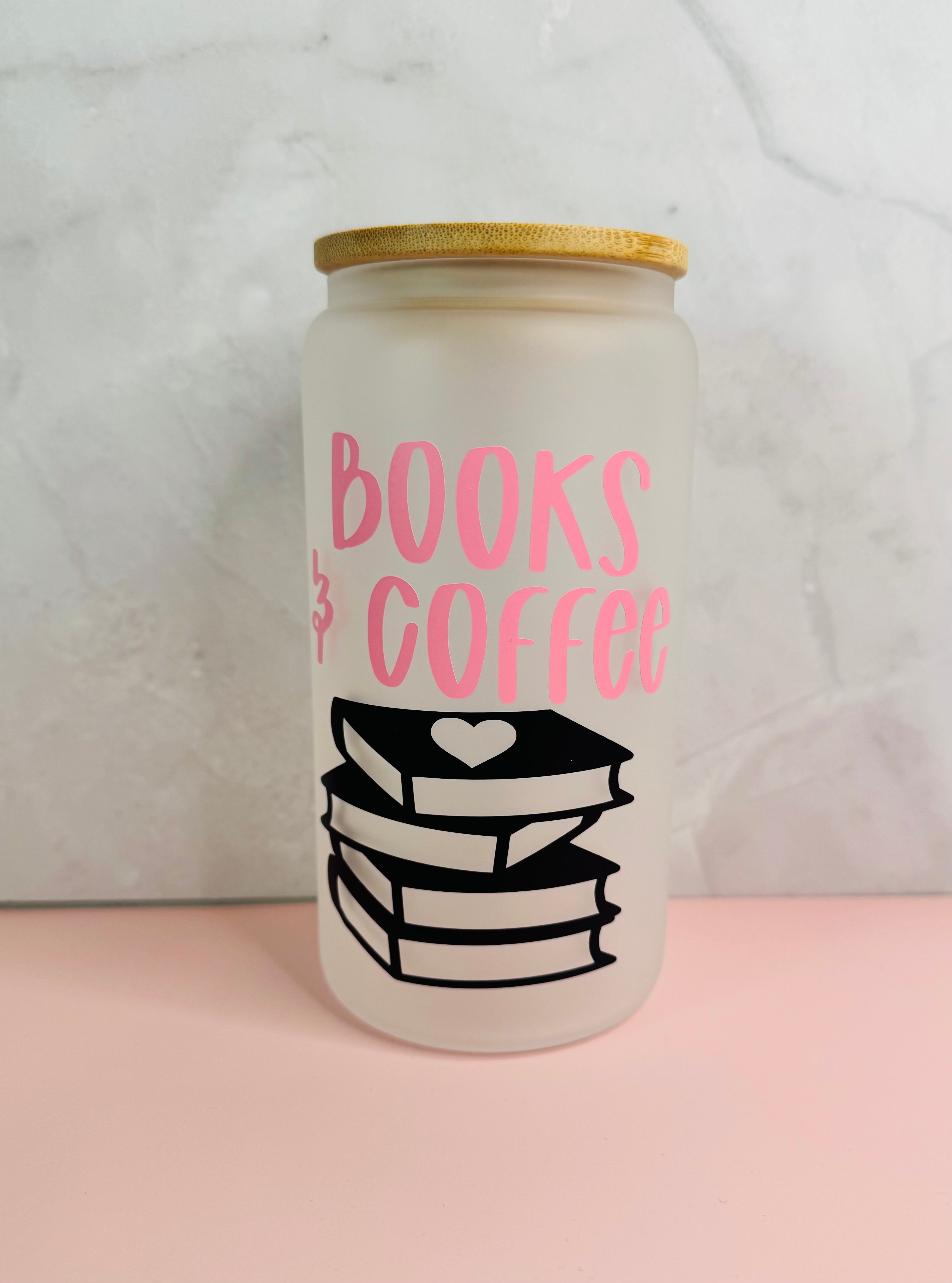 Books and Coffee Tumbler