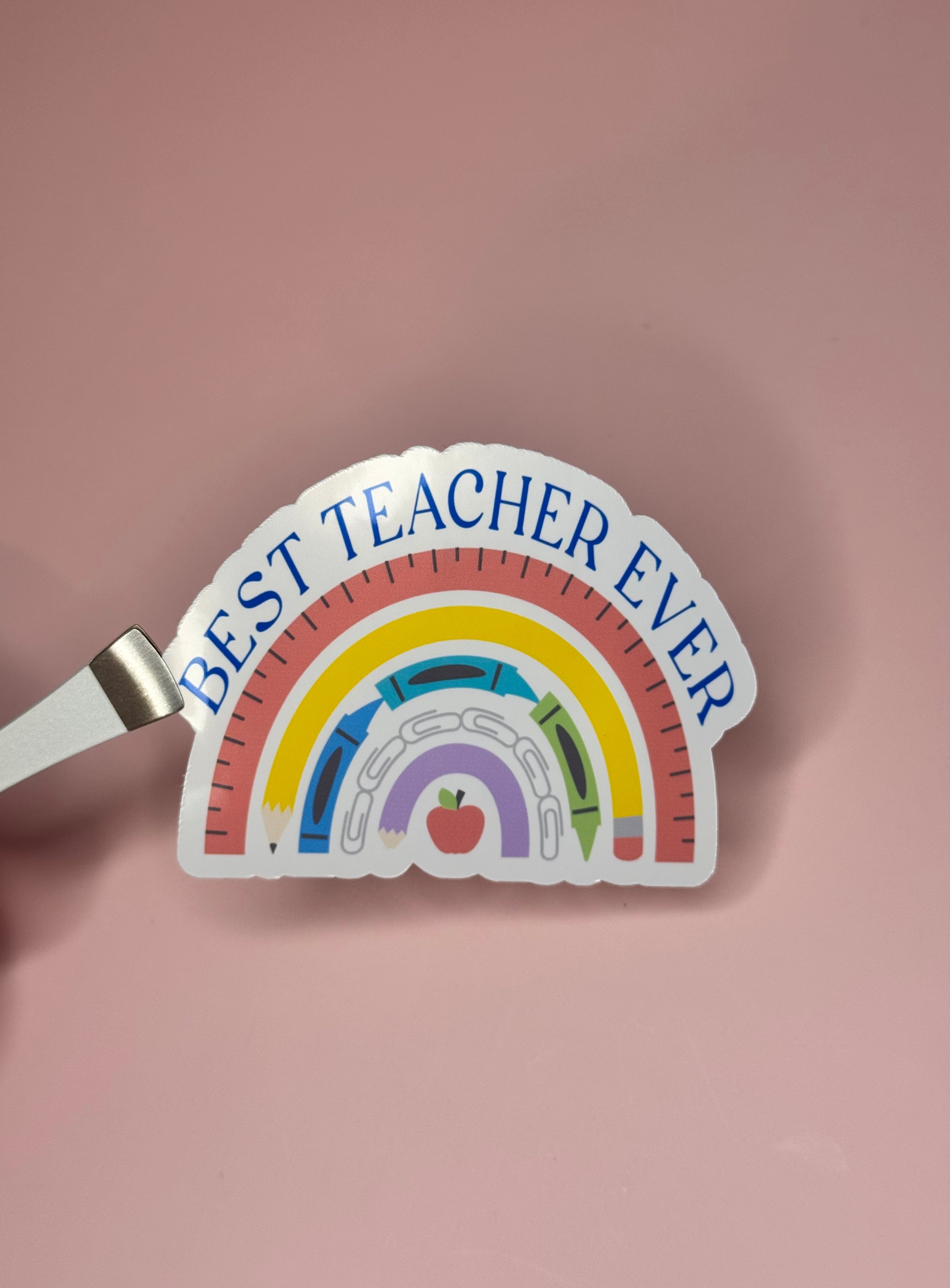 Best Teacher Ever Sticker