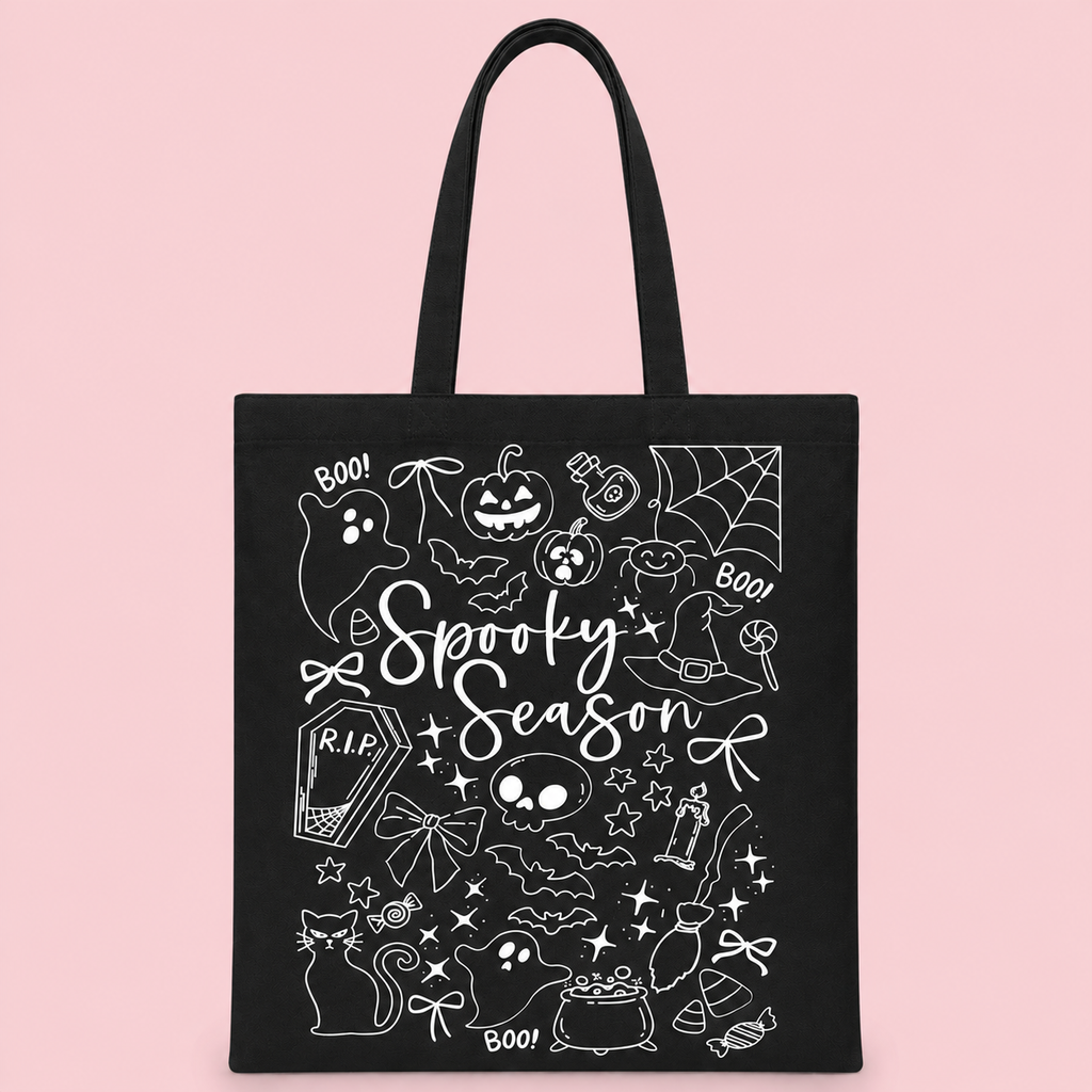 Halloween Doodle Tote Bag