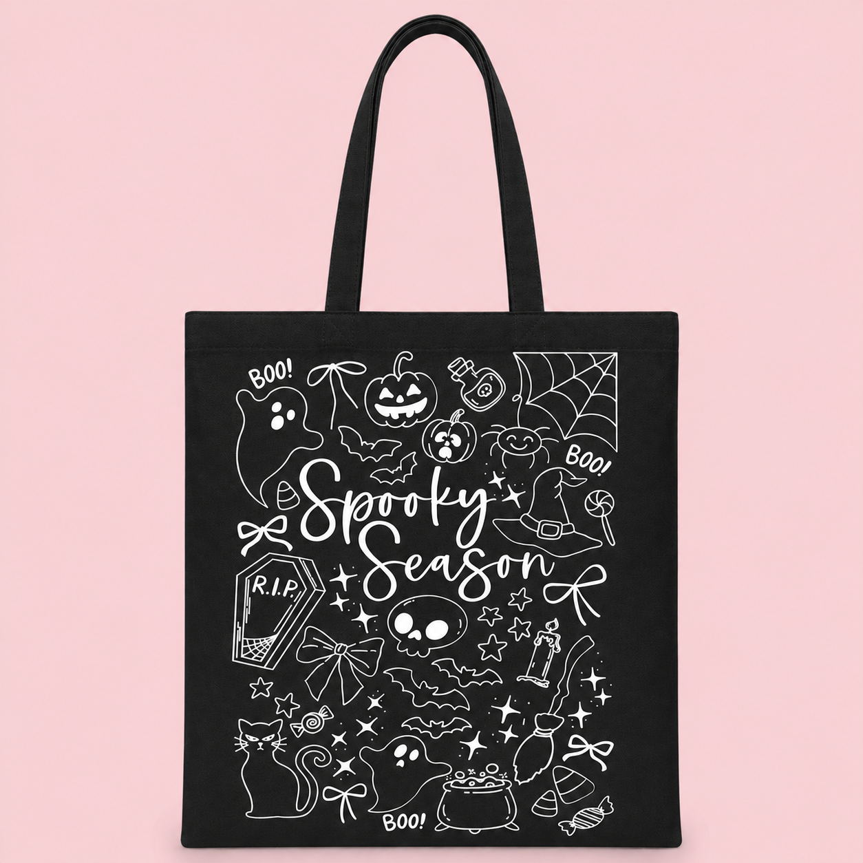 Halloween Doodle Tote Bag