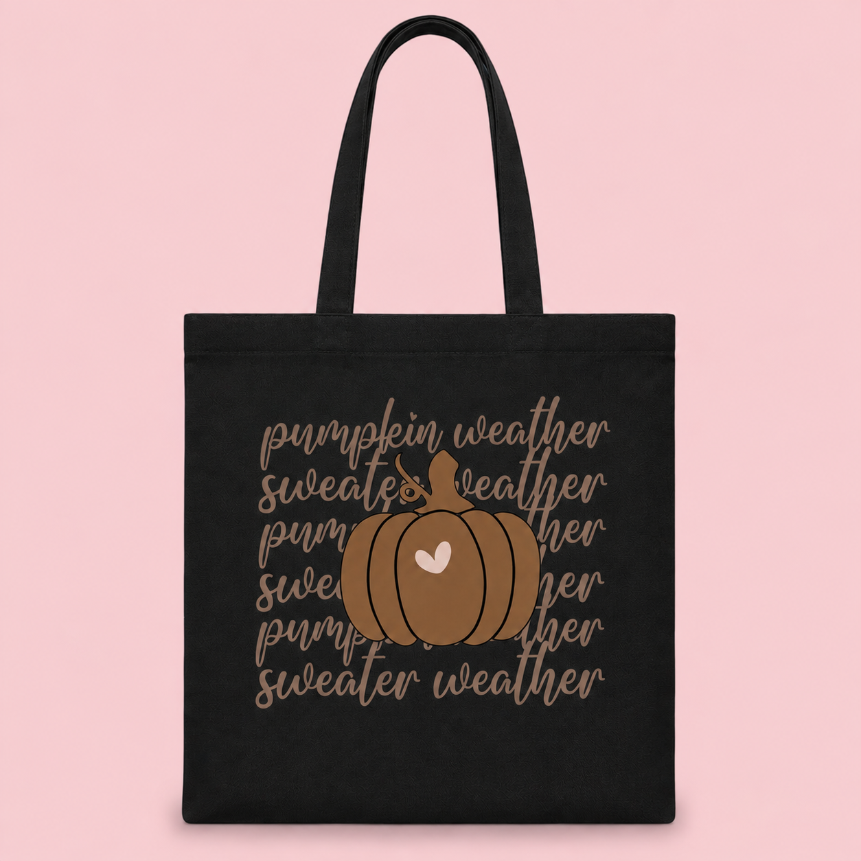 Cozy Pumpkin Tote Bag