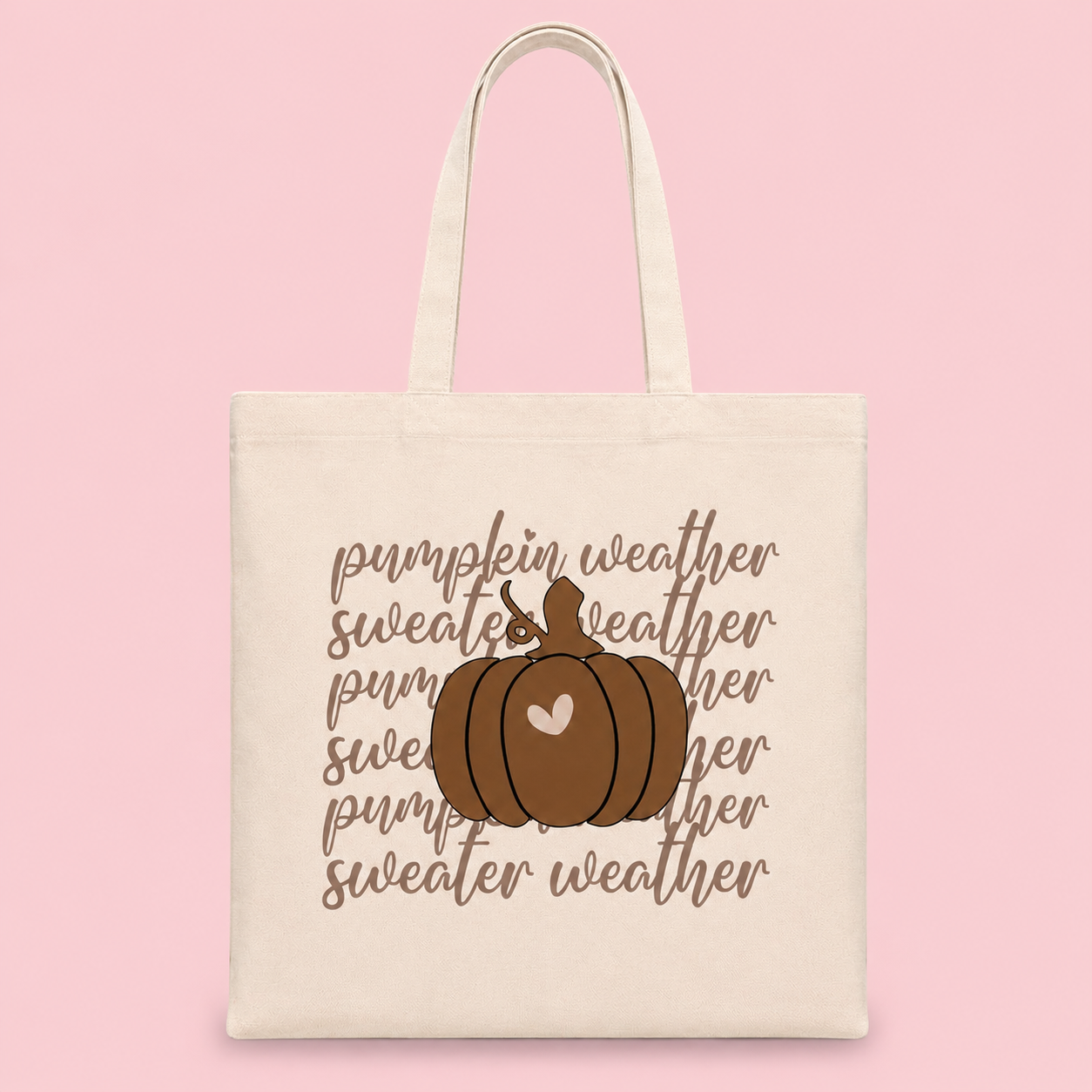 Cozy Pumpkin Tote Bag
