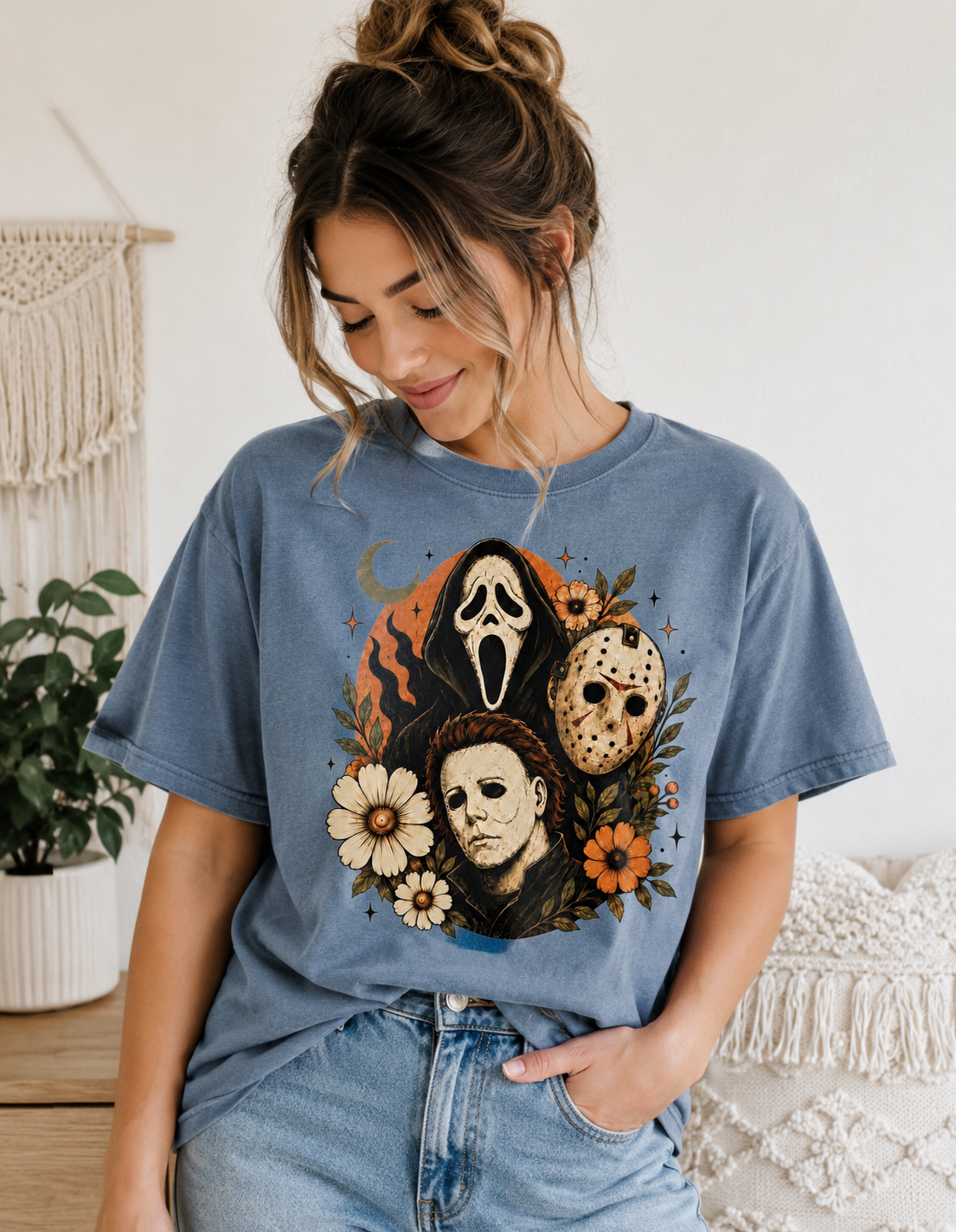 Floral Slasher Trio T-shirt