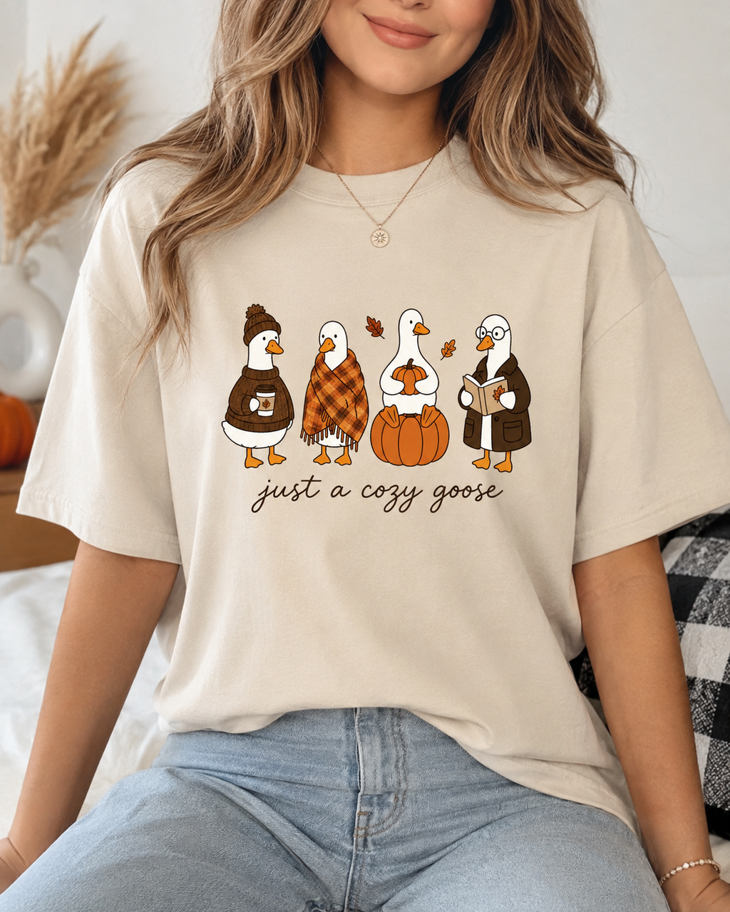 Just A Cozy Goose T-shirt