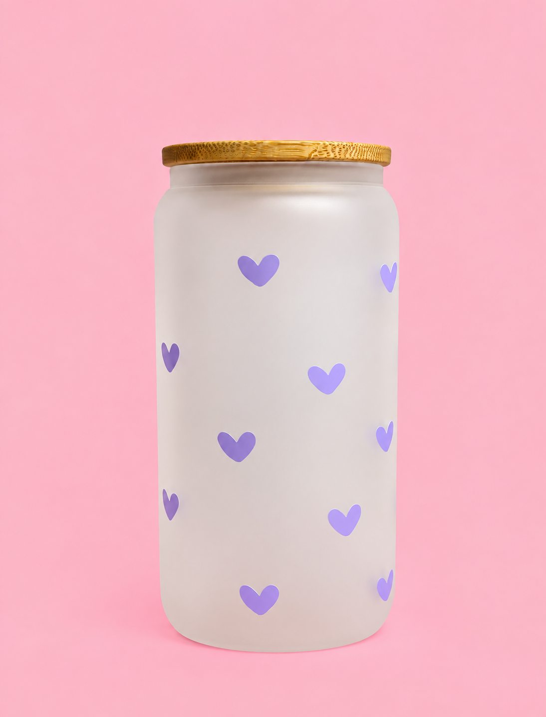 Mini Hearts Glass Tumbler